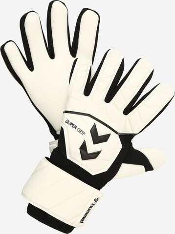 Hummel Athletic Gloves 'GK' in White: front