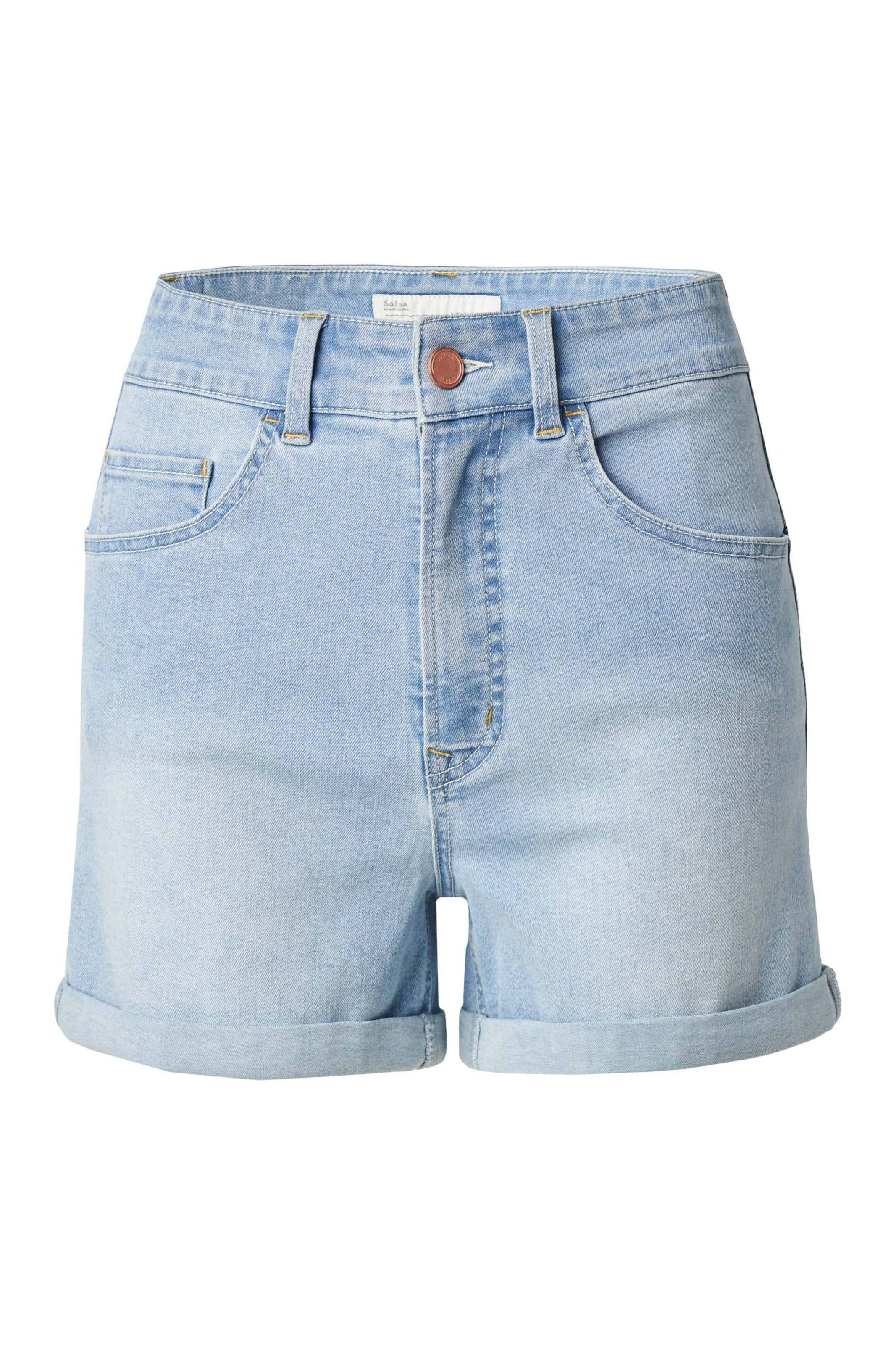Salsa Jeans Zwemshorts in Blauw: voorkant
