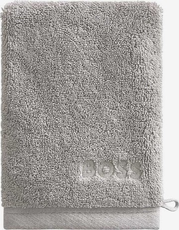 BOSS Home Towel in Silver: front