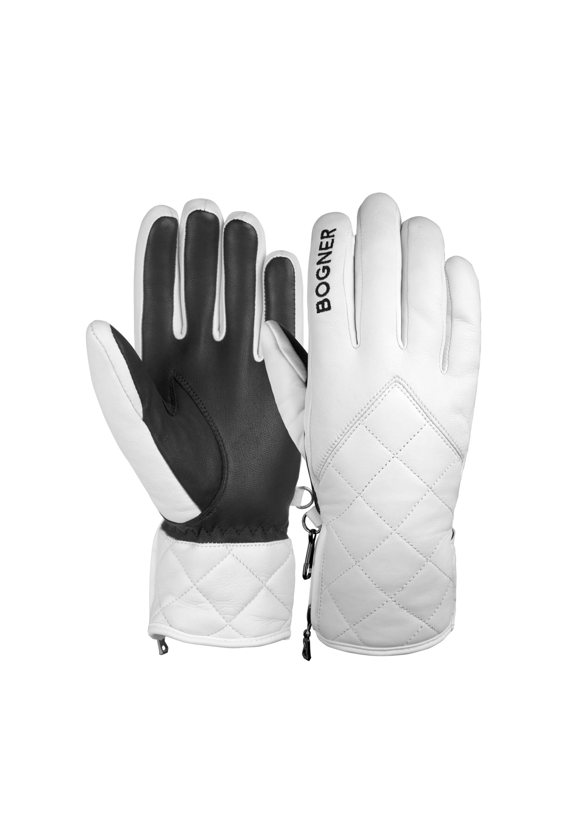 BOGNER Sporthandschuhe 'Dana' in Weiß: Vorderseite