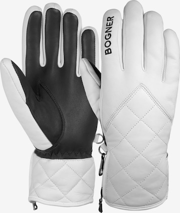 BOGNER Athletic Gloves 'Dana' in White: front