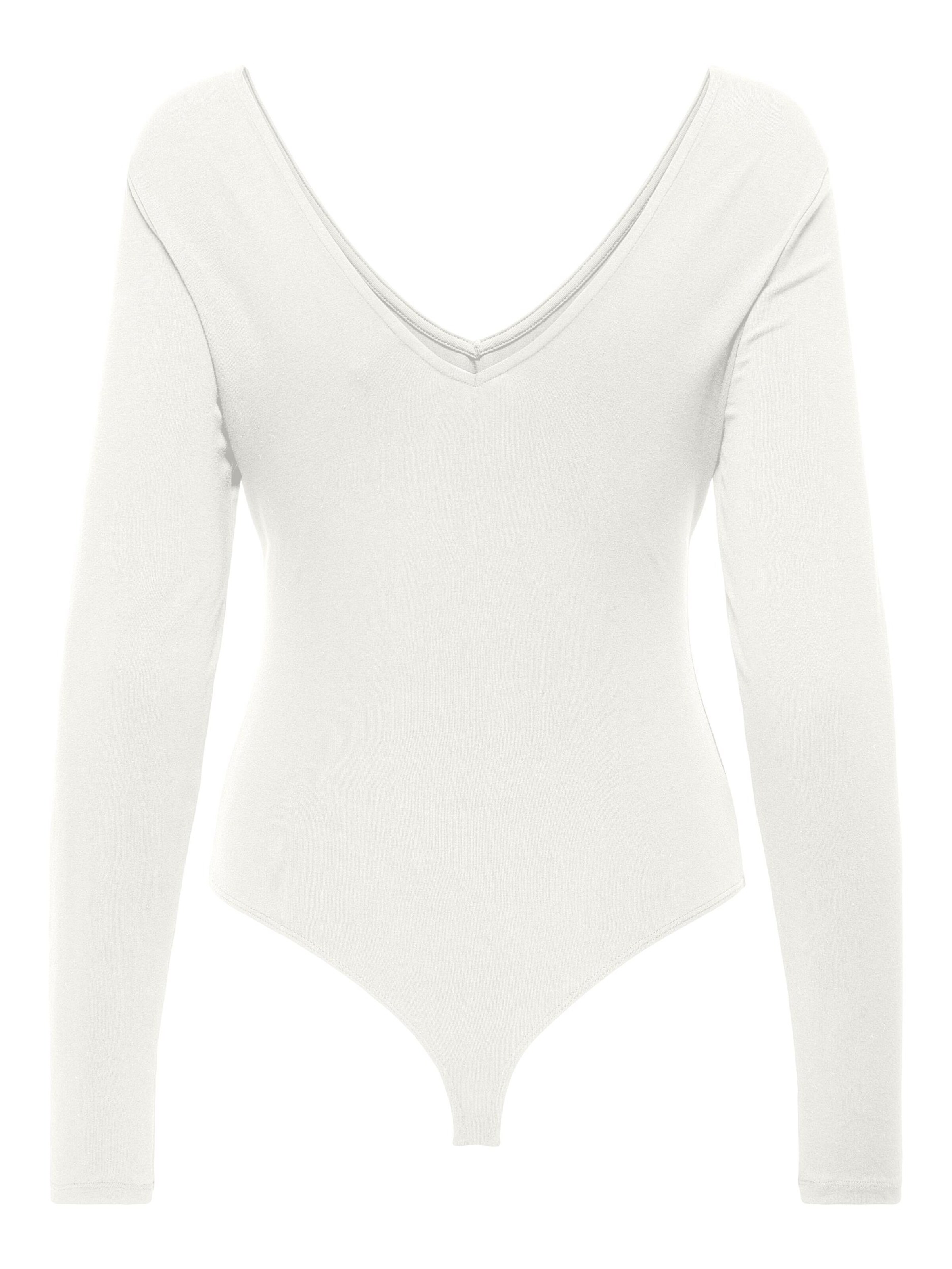 balta ONLY Marškinėliai-glaustinukė 'LOVE'