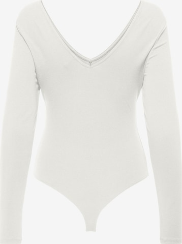 ONLY Shirt bodysuit 'LOVE' in White