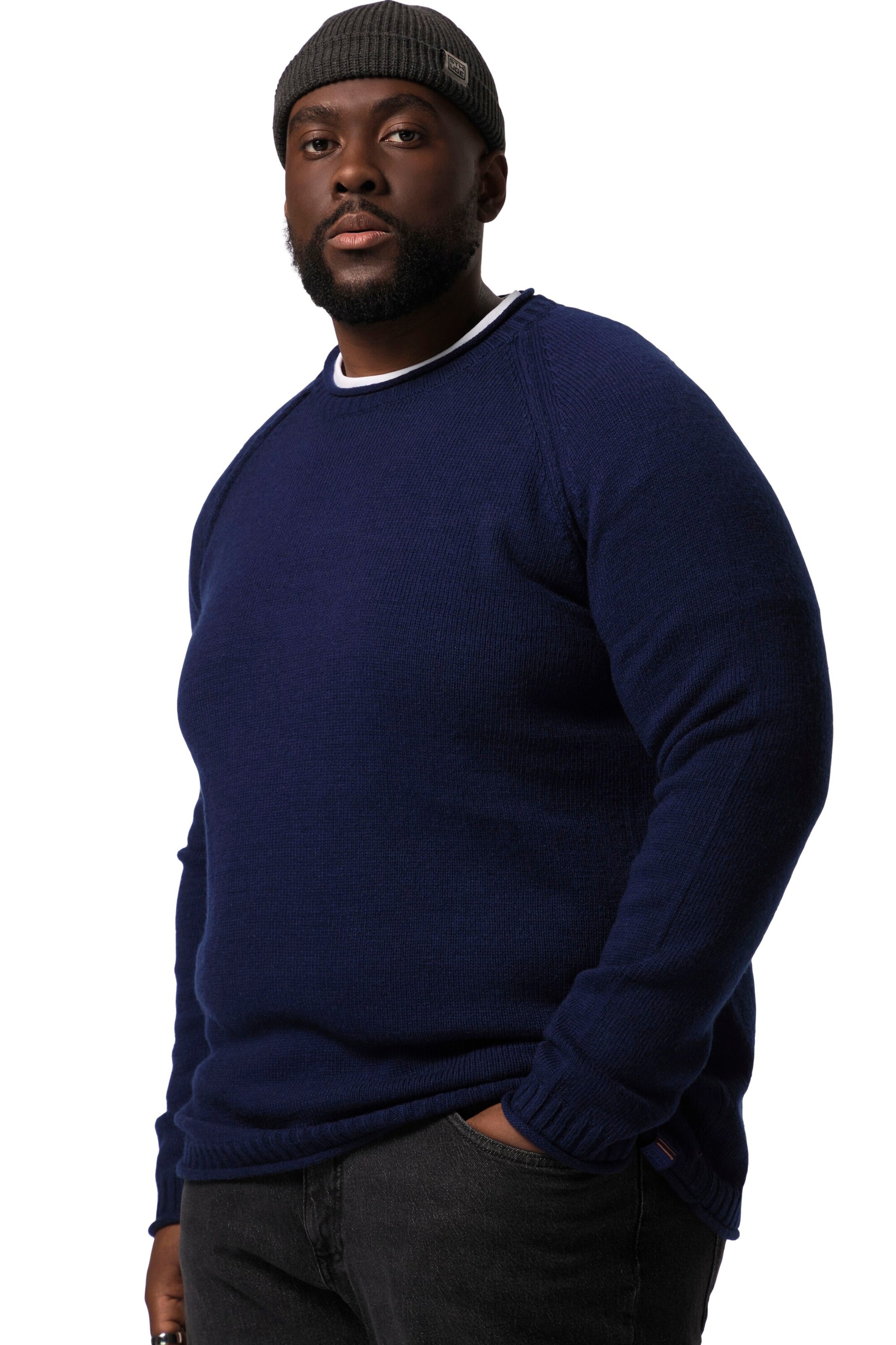 STHUGE Trui in Blauw: voorkant