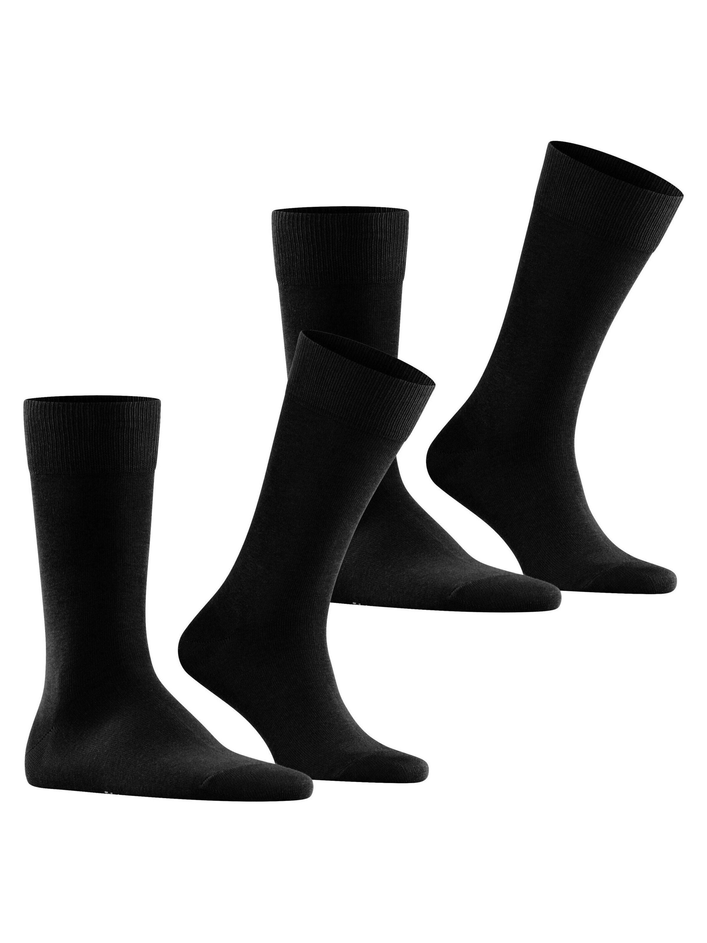 FALKE Socks 'Happy 2-Pack' in Black