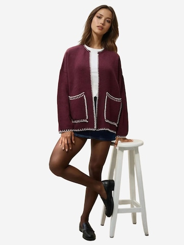 Hiccup Strickjacke in Braun