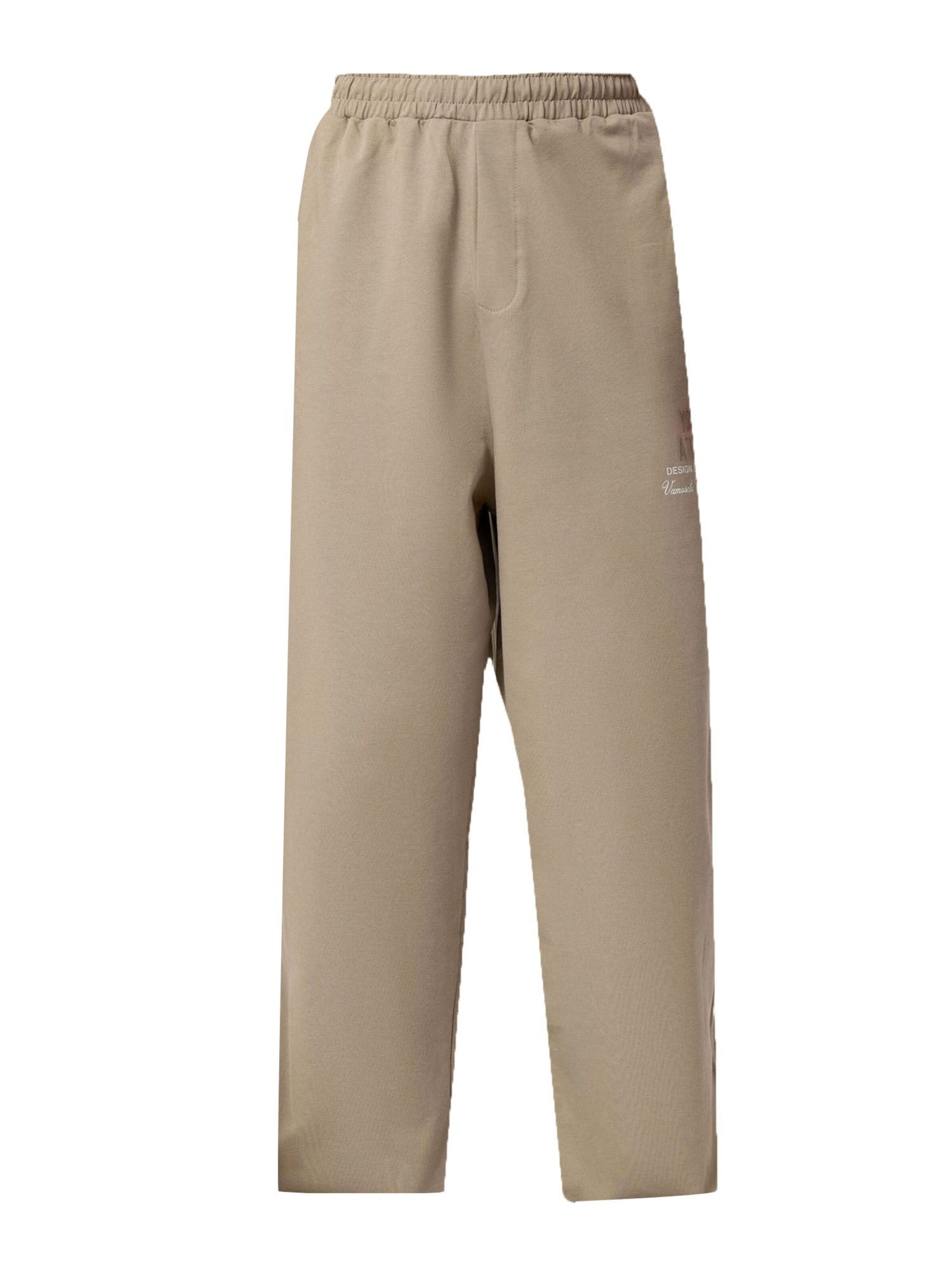 VAMOS CLOLoosefit Hlače 'Narcissus' - bež boja: prednji dio