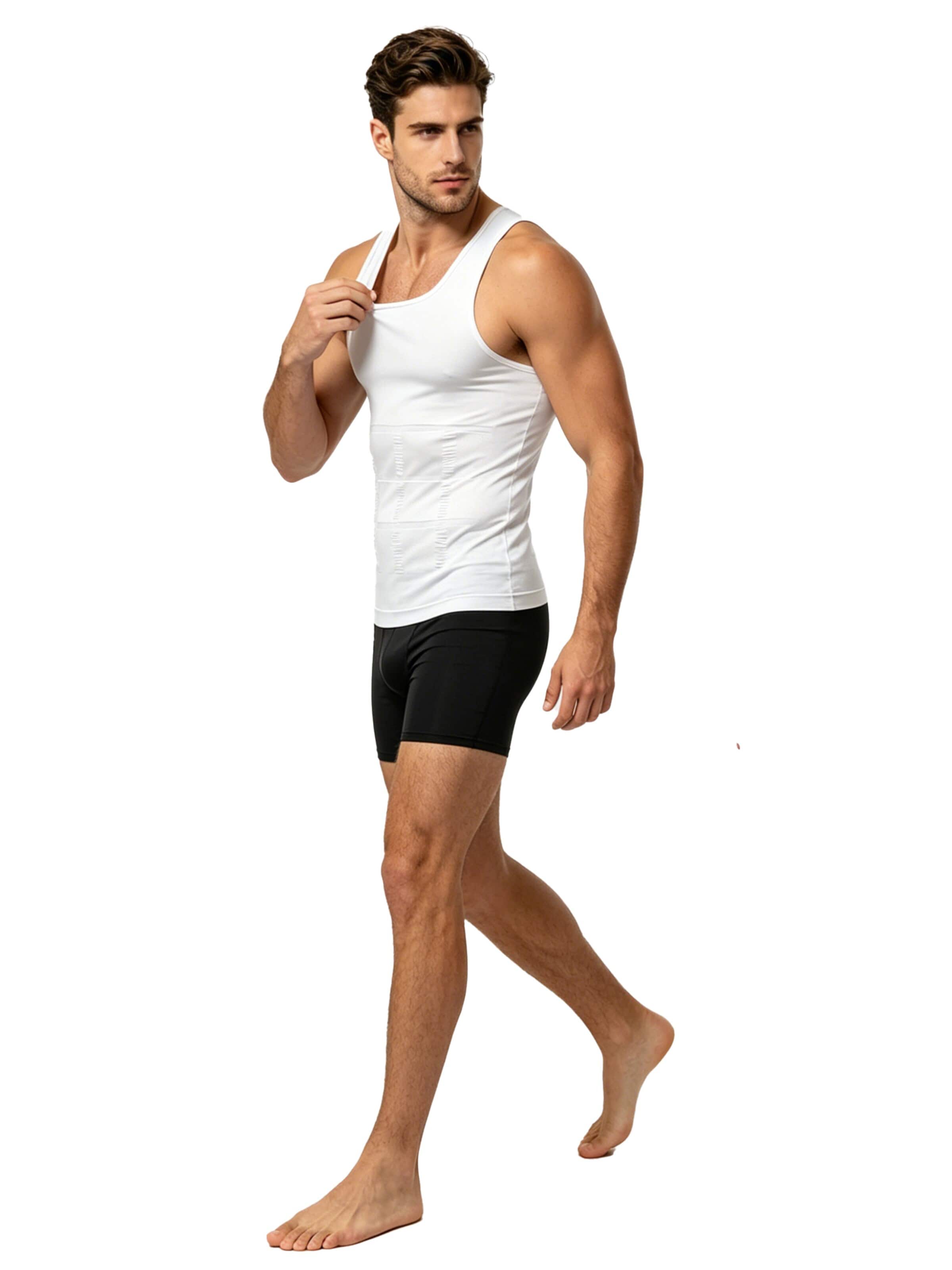 MEETWEE Shirt '2-Pack Shapewear Tank Top' in Zwart