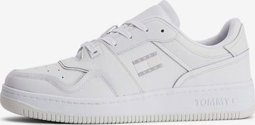 Tommy Jeans Platform trainers 'Embossed Cupsole' in White: front