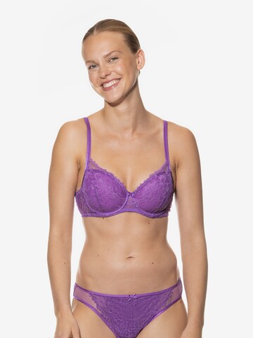 Mey T-shirt Bra 'Fabulous' in Purple: front