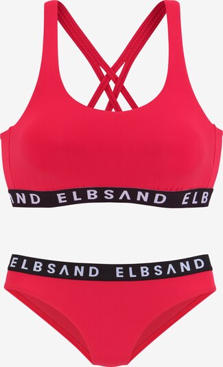 Elbsand Bikini en rouge / noir / blanc, Vue avec produit