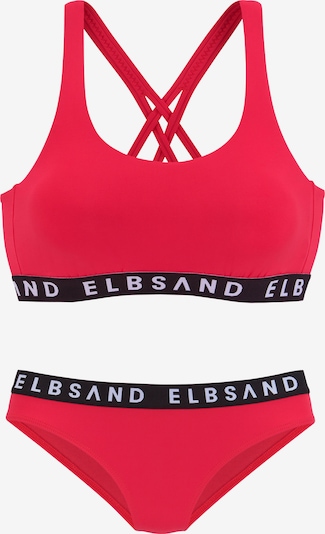 Elbsand Bikini i rød / sort / hvid, Produktvisning