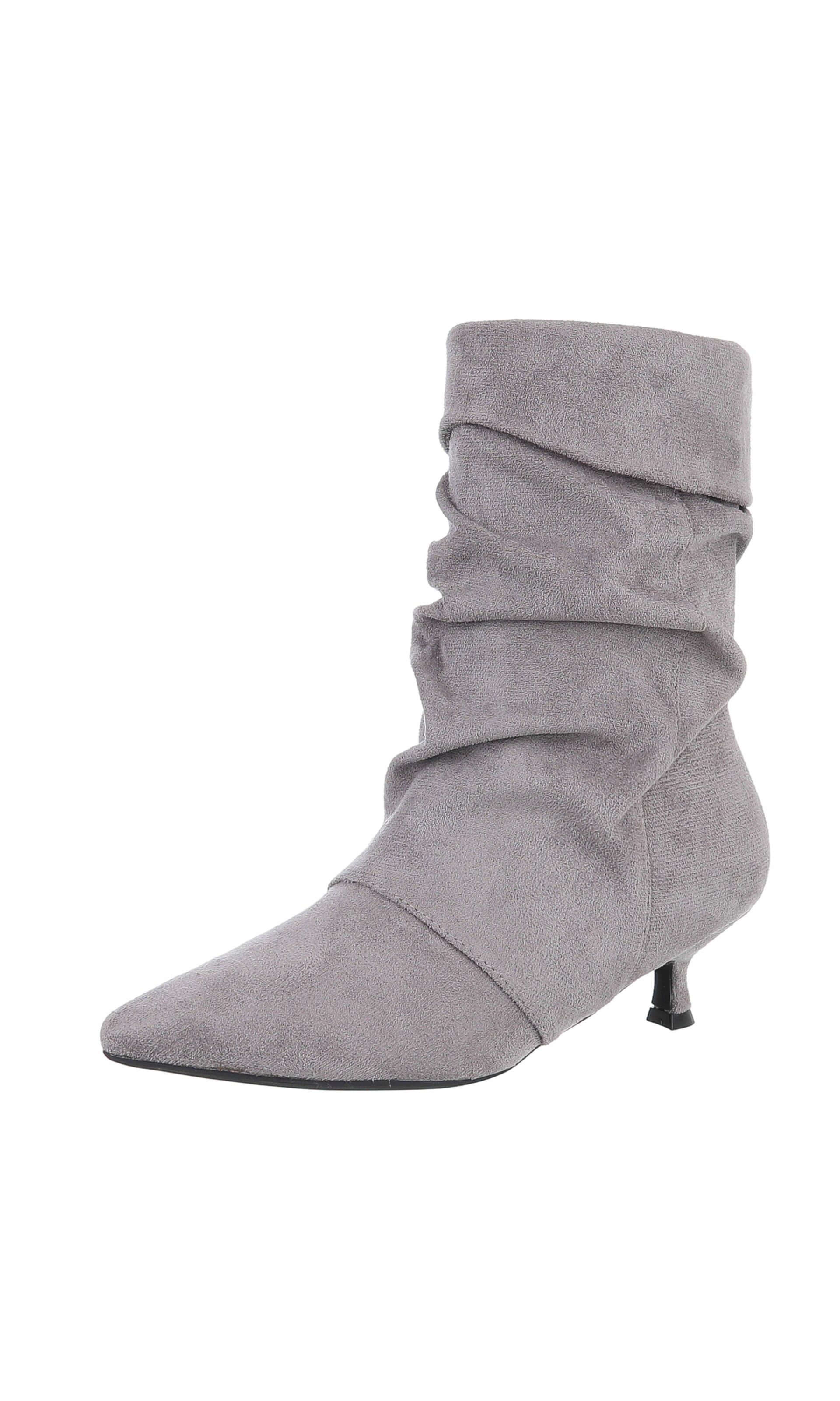 Ital-Design High Heels ' Klassische Stiefeletten ' in grau, Produktansicht