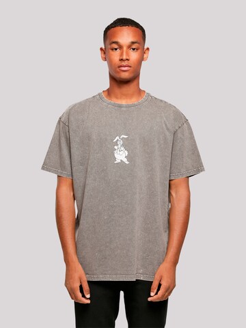 F4NT4STIC T-Shirt 'Alice Im Wunderland Heroes Of Childhood' in Grau