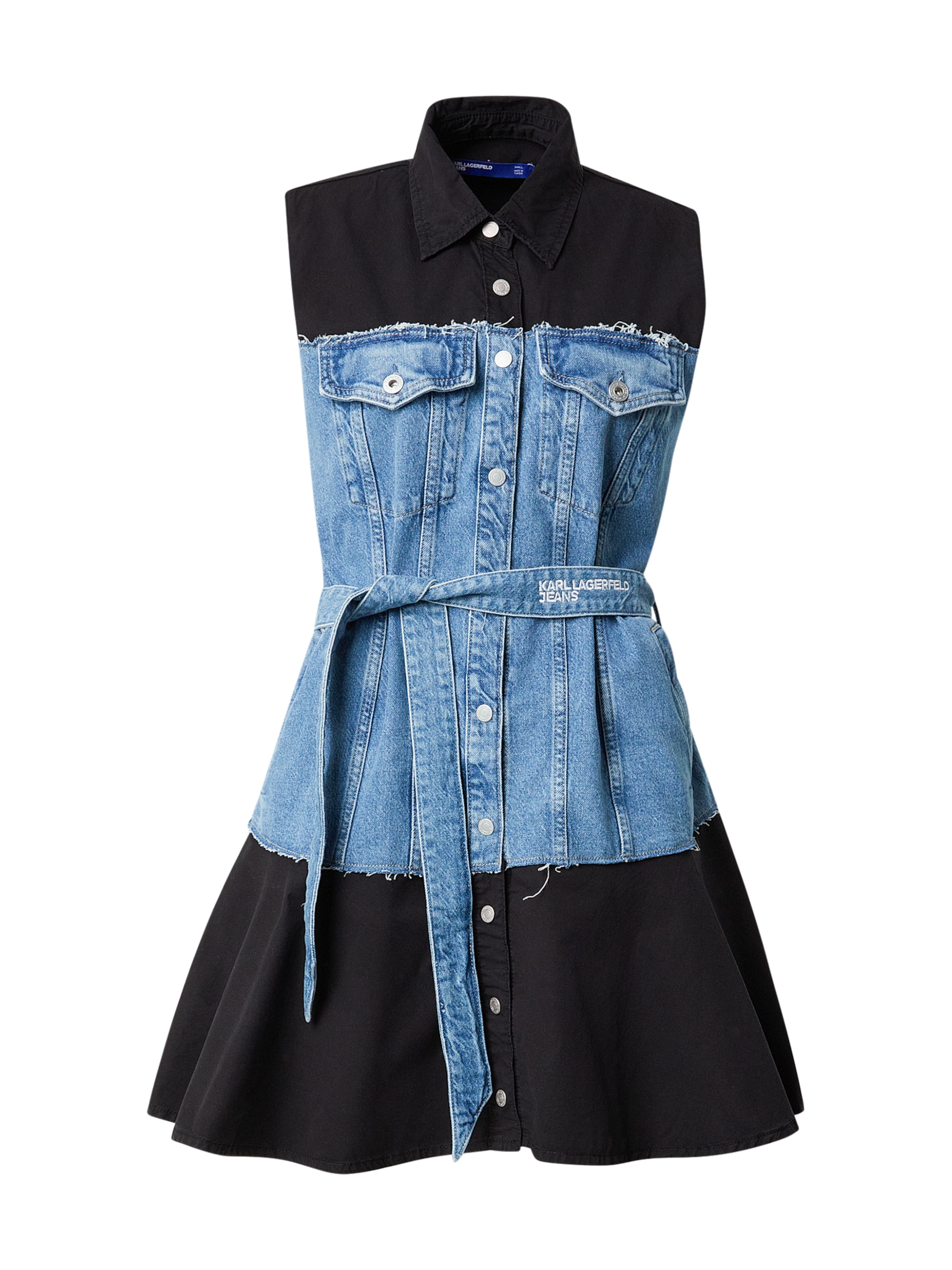 KARL LAGERFELD JEANS Särkkleit, värv sinine: eest vaates
