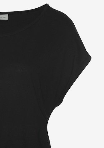 LASCANA Shirt in Black