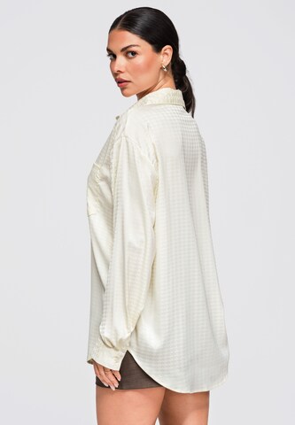 Ombre Blouse in Beige