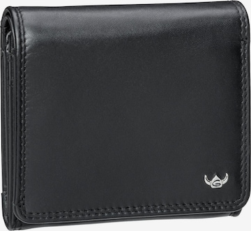 GOLDEN HEAD Wallet 'Polo' in Black: front