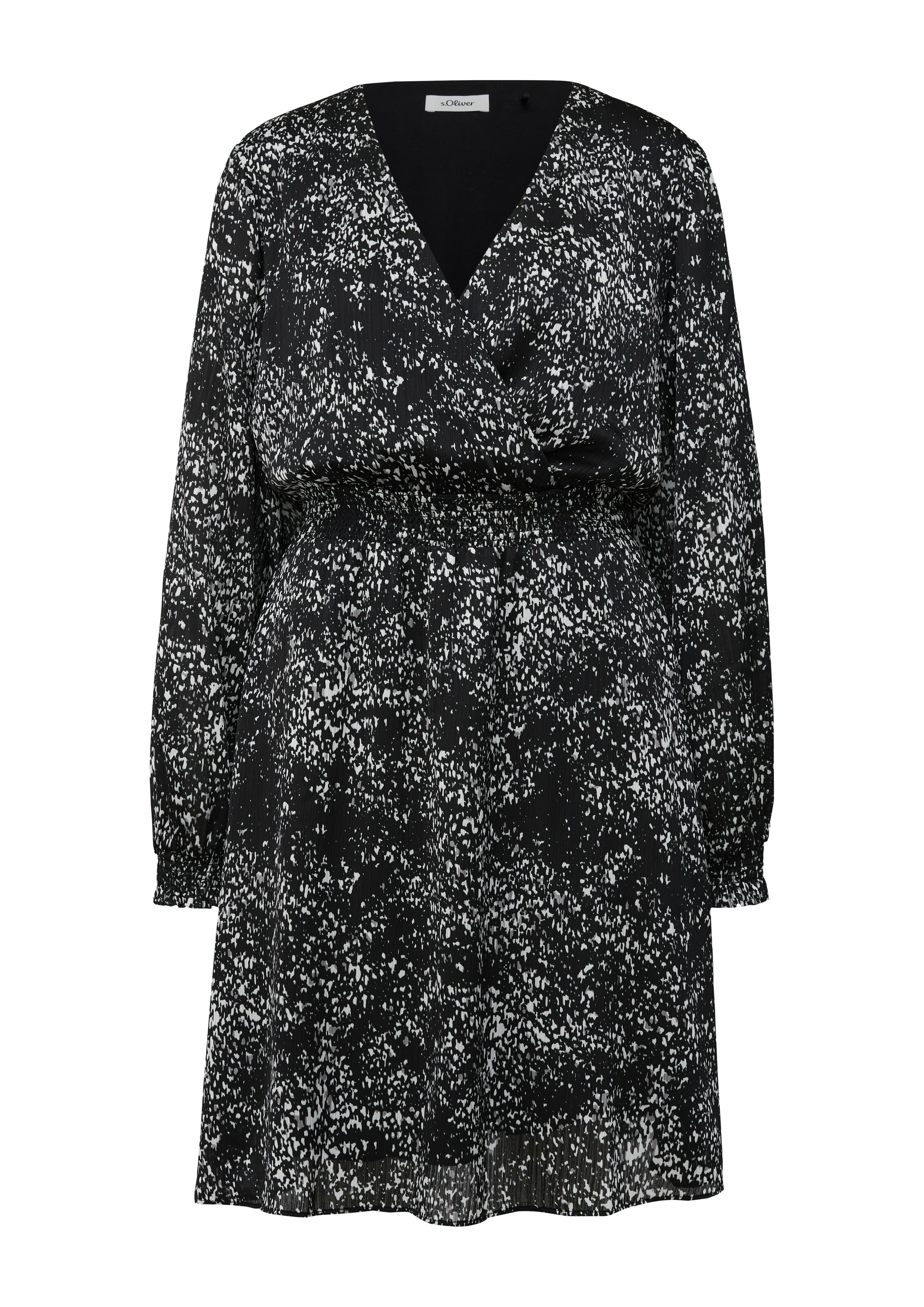 s.Oliver BLACK LABEL Kleid in Schwarz: Vorderseite