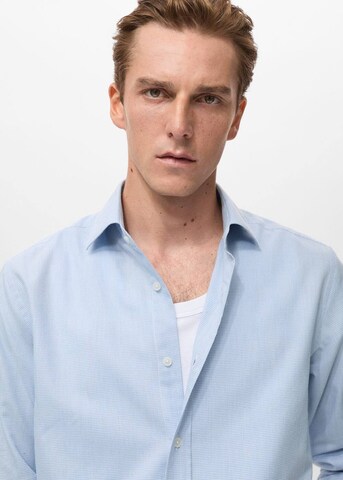 MANGO MAN Regular fit Button Up Shirt 'veirat' in Blue