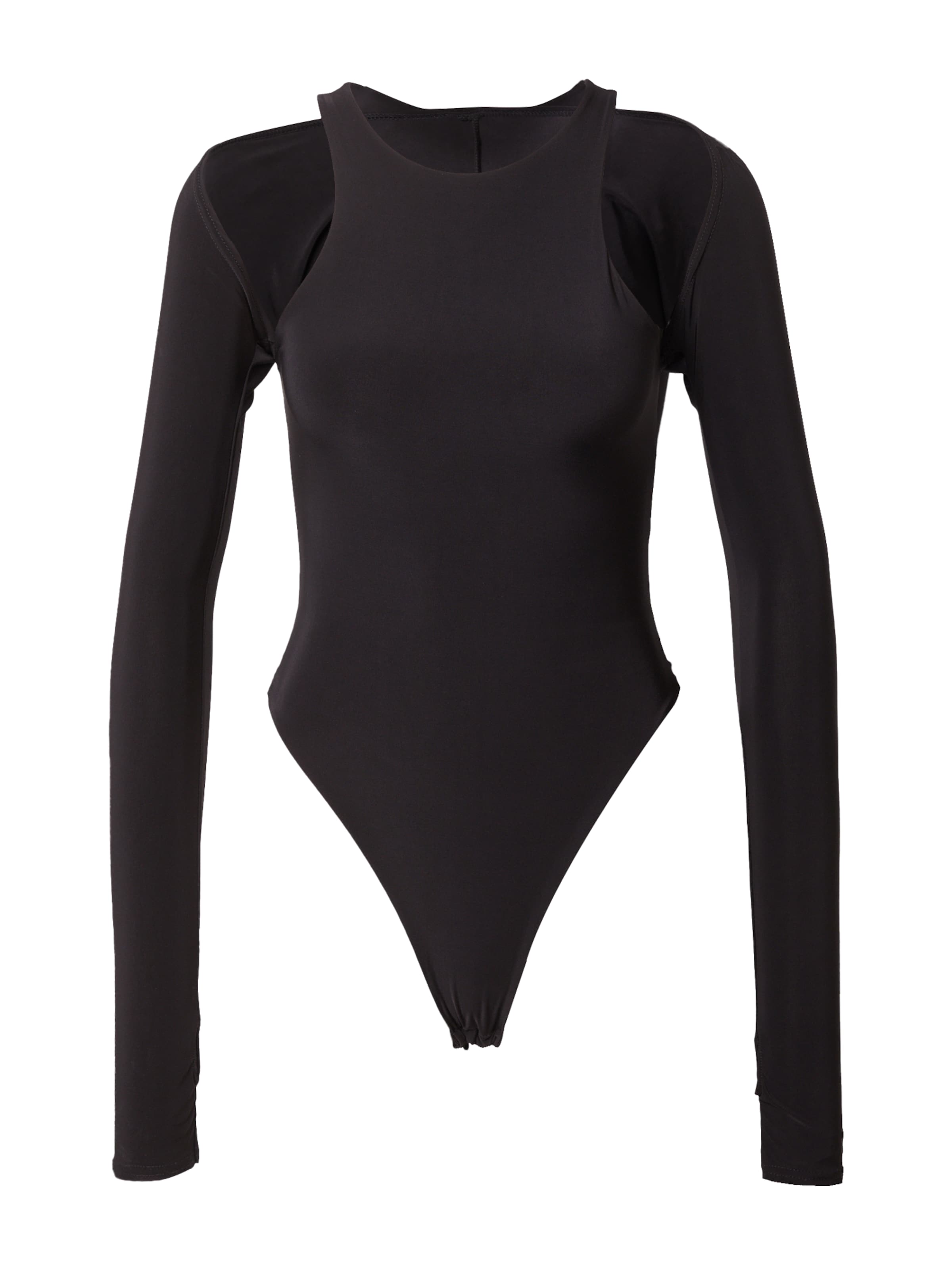 Misspap Košeľové body - Čierna: predná strana