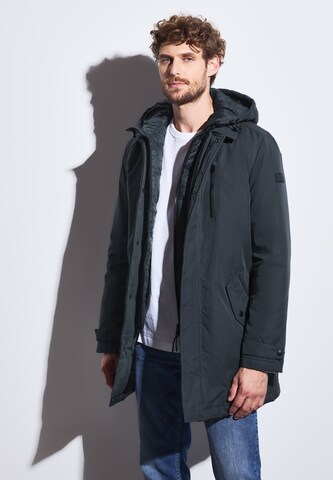 Street One MEN Between-Season Jacket in Blue: front