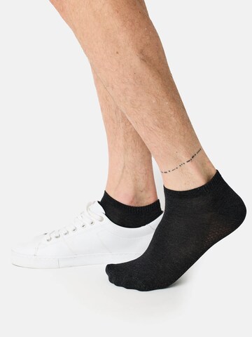 Nur Die Ankle socks ' Bambus ' in Grey