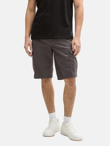 TOM TAILOR Loosefit Broek in Grijs: voorkant