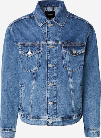 Pepe Jeans Φθινοπωρινό και ανοιξιάτικο μπουφάν 'ALBION' σε μπλε: μπροστά