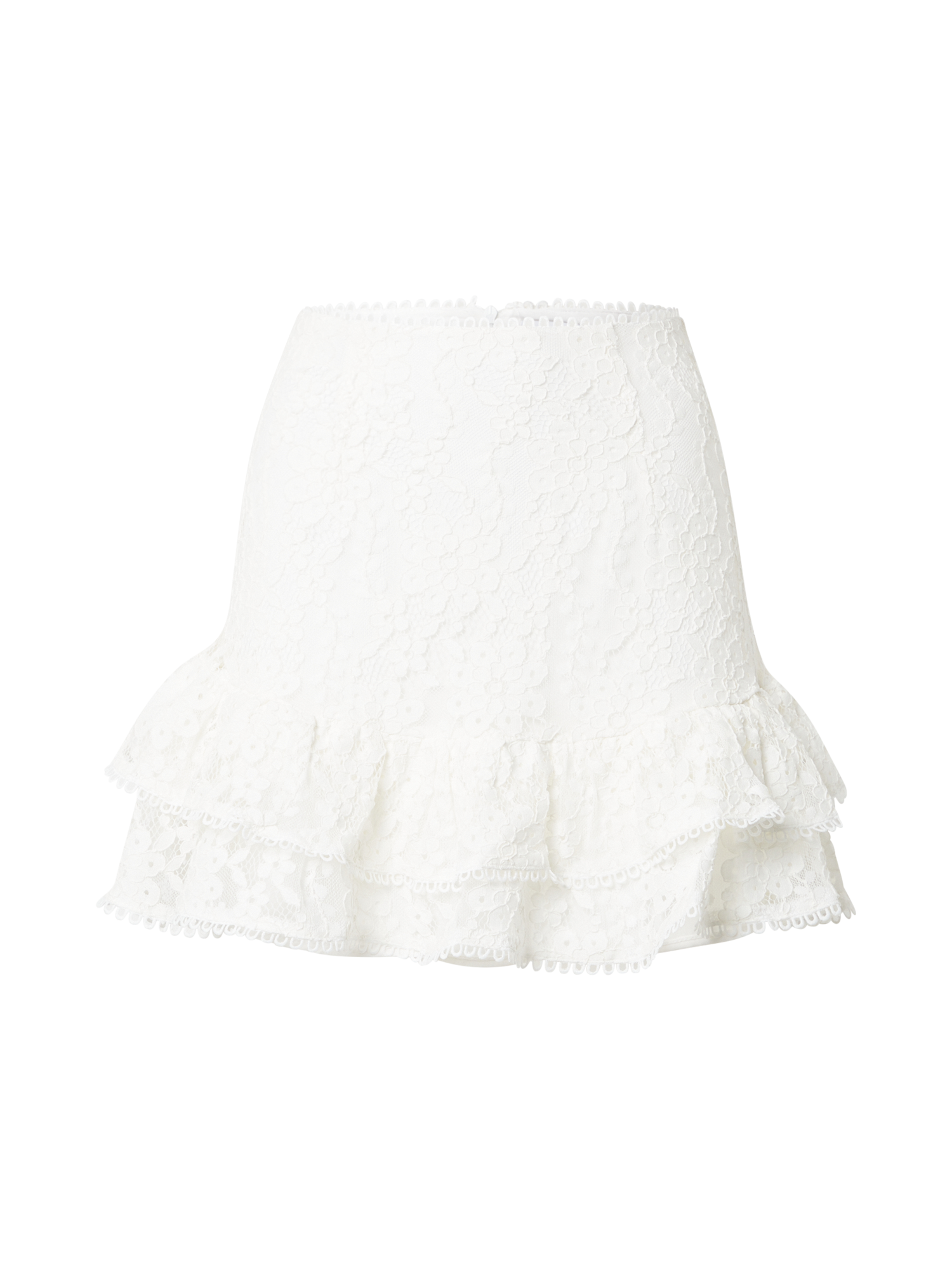 GLAMOROUS Spódnica w kolorze Białym 