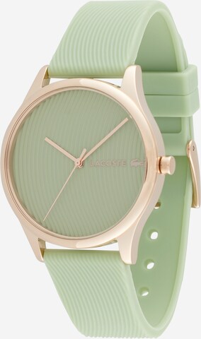 LACOSTE Analogové hodinky 'FALDA' – zelená: přední strana