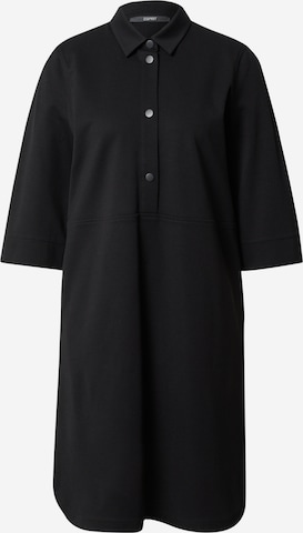 Robe-chemise ESPRIT en noir : devant