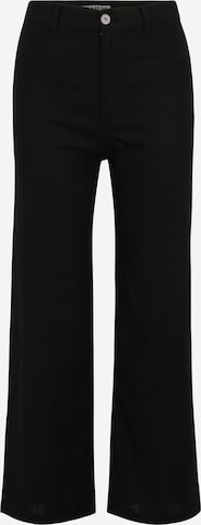 Only Petite Wide leg Pants 'HOPE CARO' in Black: front