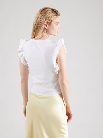 Top di UNITED COLORS OF BENETTON in bianco
