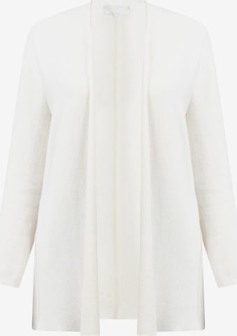 RISA Gebreid vest in Wit: voorkant