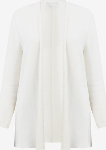 RISA Knit cardigan in White: front