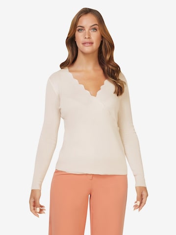 Pullover di heine in beige: frontale