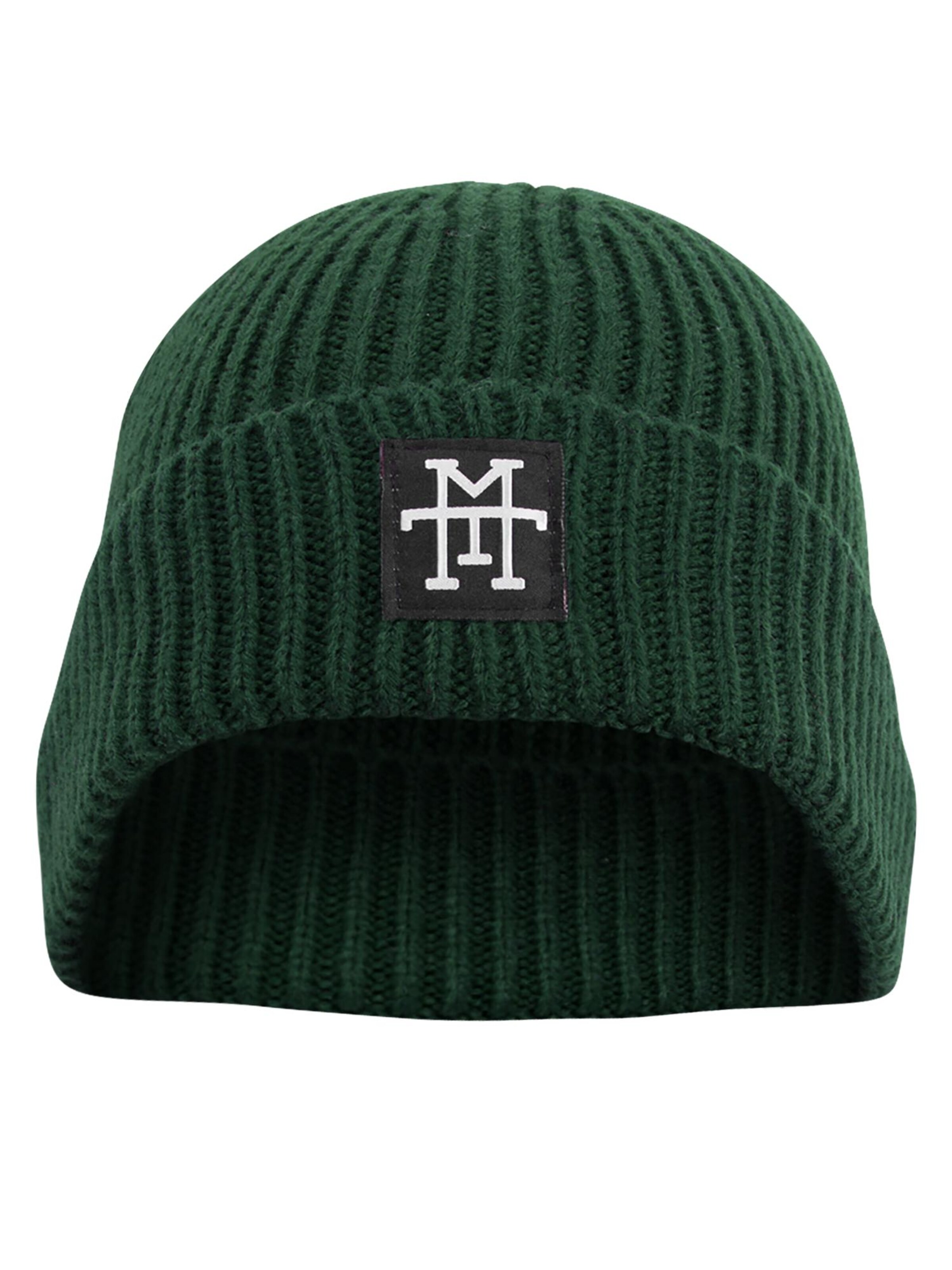 Manufaktur13 Mütze 'Heavy Knit'‌‌‌‌‌‌‌ in Grün: Vorderseite