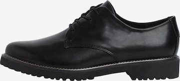 MARCO TOZZI Обувки с връзки в черно