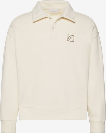 Calvin Klein Mikina - Biela: predná strana