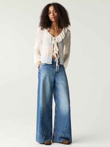 Camicia da donna di Pull&Bear in bianco
