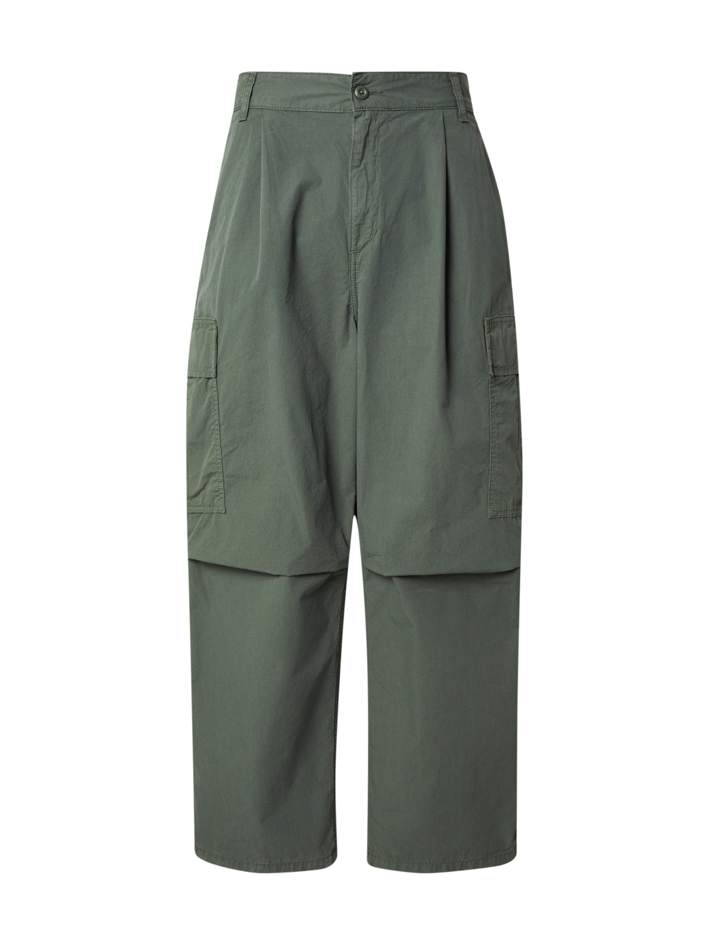 Loosefit Pantalon cargo 'Cole' Carhartt WIP en vert : devant