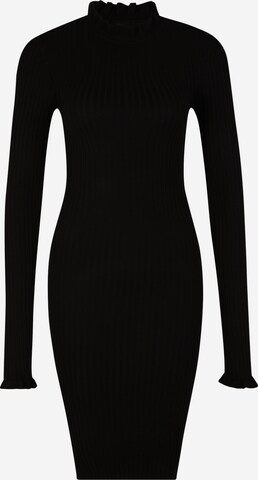 Pieces Tall Gebreide jurk 'LAISA' in Zwart: voorkant
