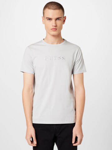 GUESS - Camiseta en gris: frente