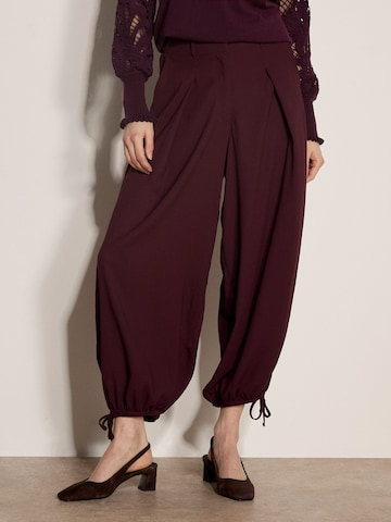 Loosefit Pantalon ' ' Apricot en rouge : devant