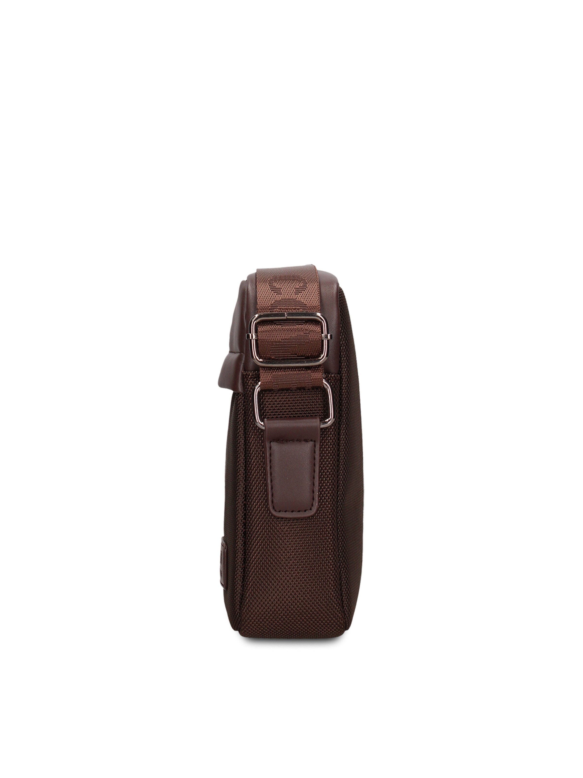 Borsa a tracolla 'Borsa a Tracolla Uomo Vegan Leather con Zip' di Coveri Collection in marrone