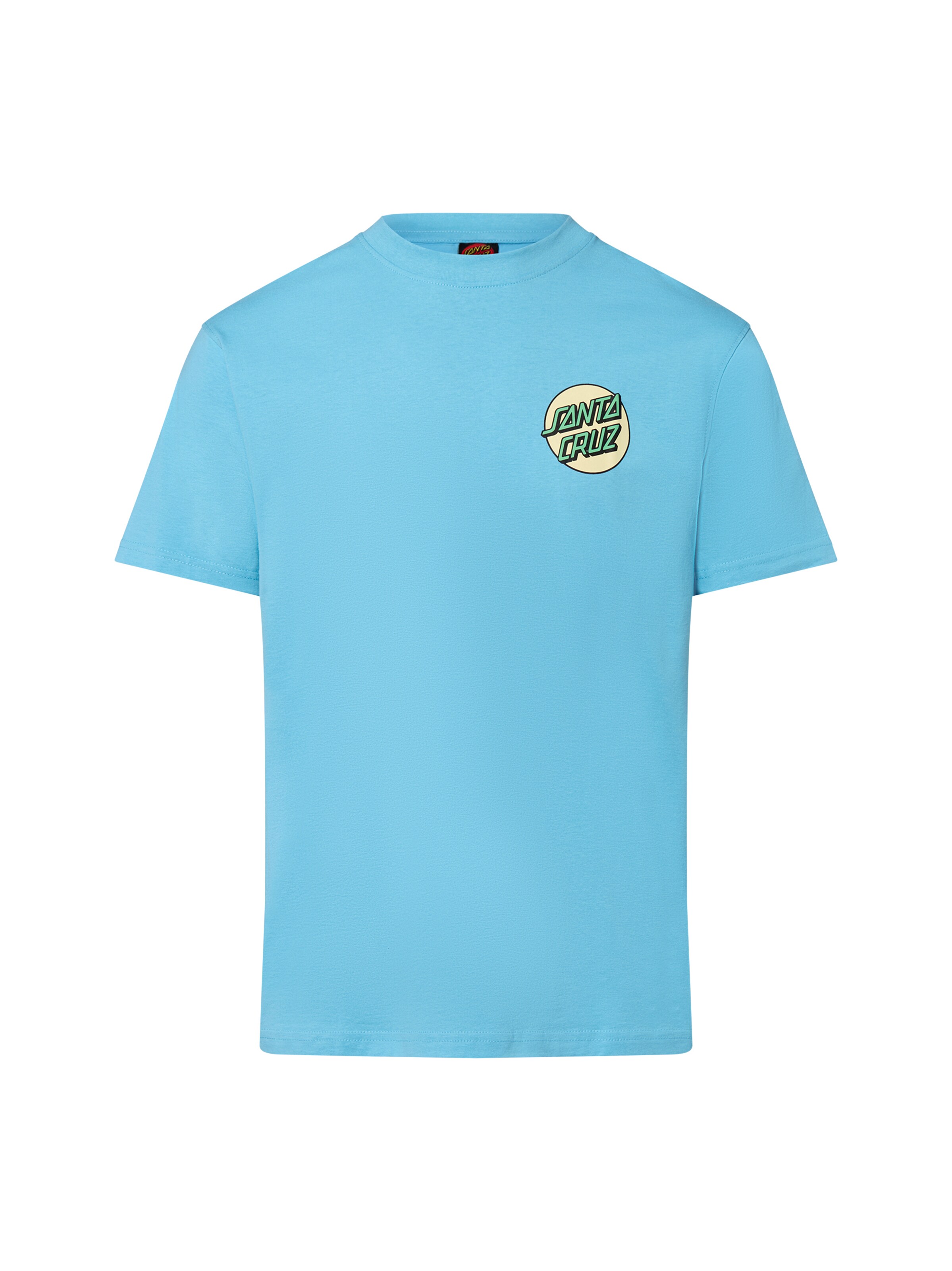 Santa Cruz Shirt 'Screaming Rose Flash' in Blauw: voorkant