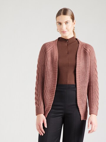 ABOUT YOU Knit Cardigan 'Saphira' in Red: front