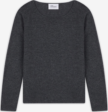 JUST CASHMERE Neulepaita 'Vivian' värissä harmaa: etupuoli