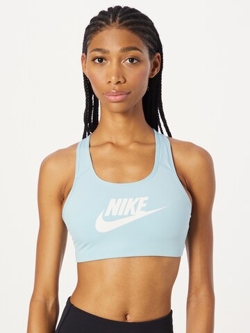 NIKE Bustier Sport-BH 'FUTURA' in Blau: predná strana